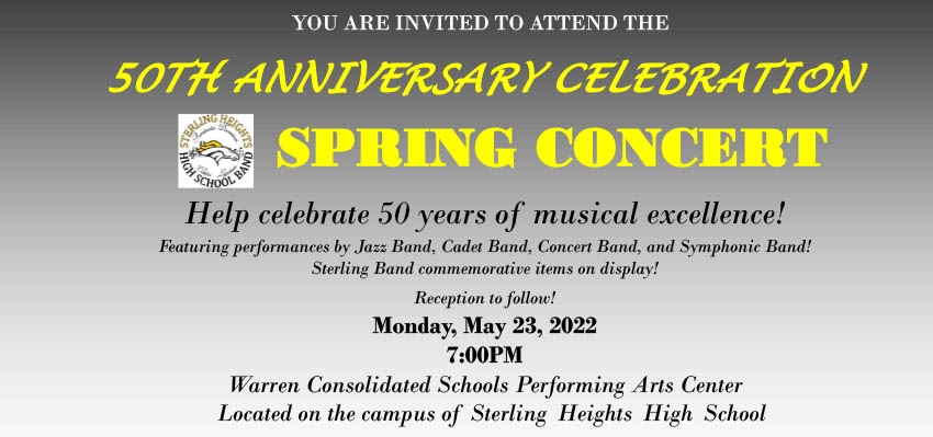 SHHS Spring Concert May 23