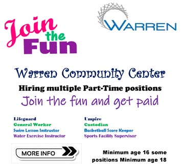 Warren Community Center is hiring